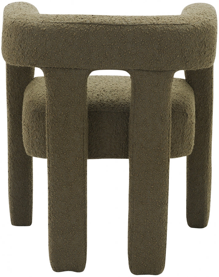 Athena Boucle Fabric Upholstered Accent | Dining Chair