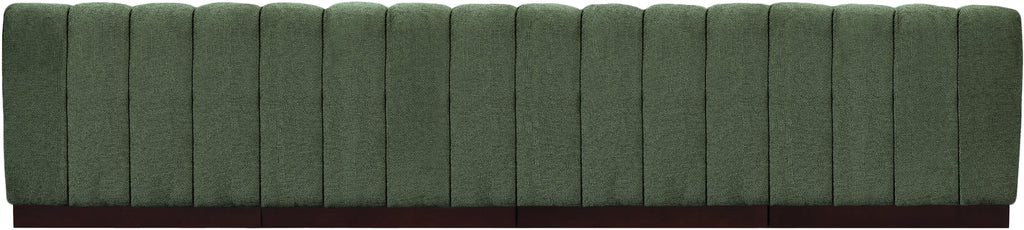 Quinn Chenille Fabric Armless Sofa