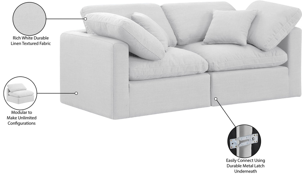 Indulge Linen Textured Fabric Sofa