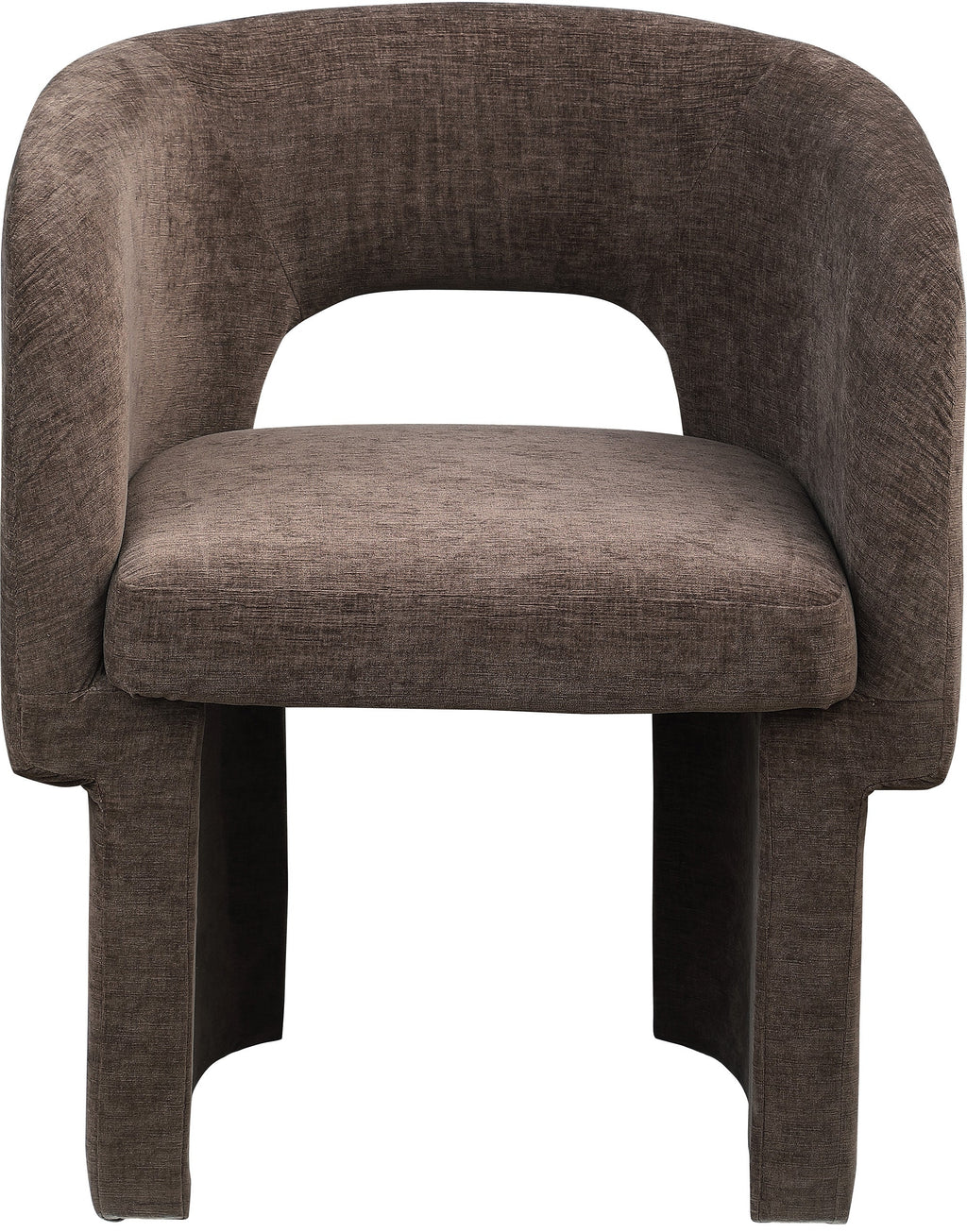 Emmet Chenille Fabric Upholstered Dining Chair / Accent Chair