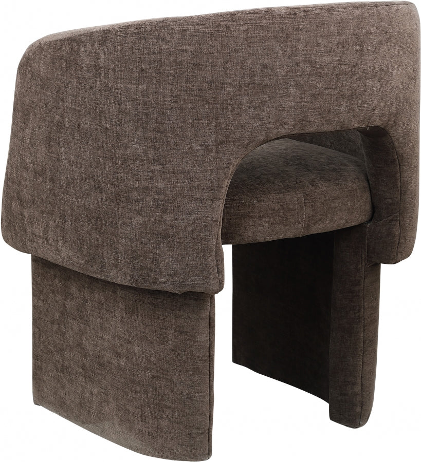 Emmet Chenille Fabric Upholstered Dining Chair / Accent Chair