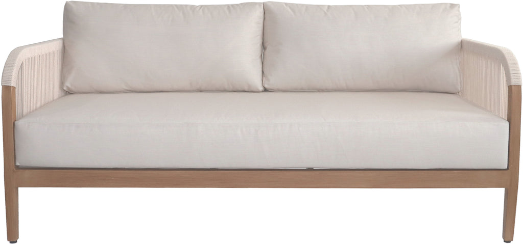 Maui Water Resistant Fabric Upholstered Outdoor Patio Loveseat
