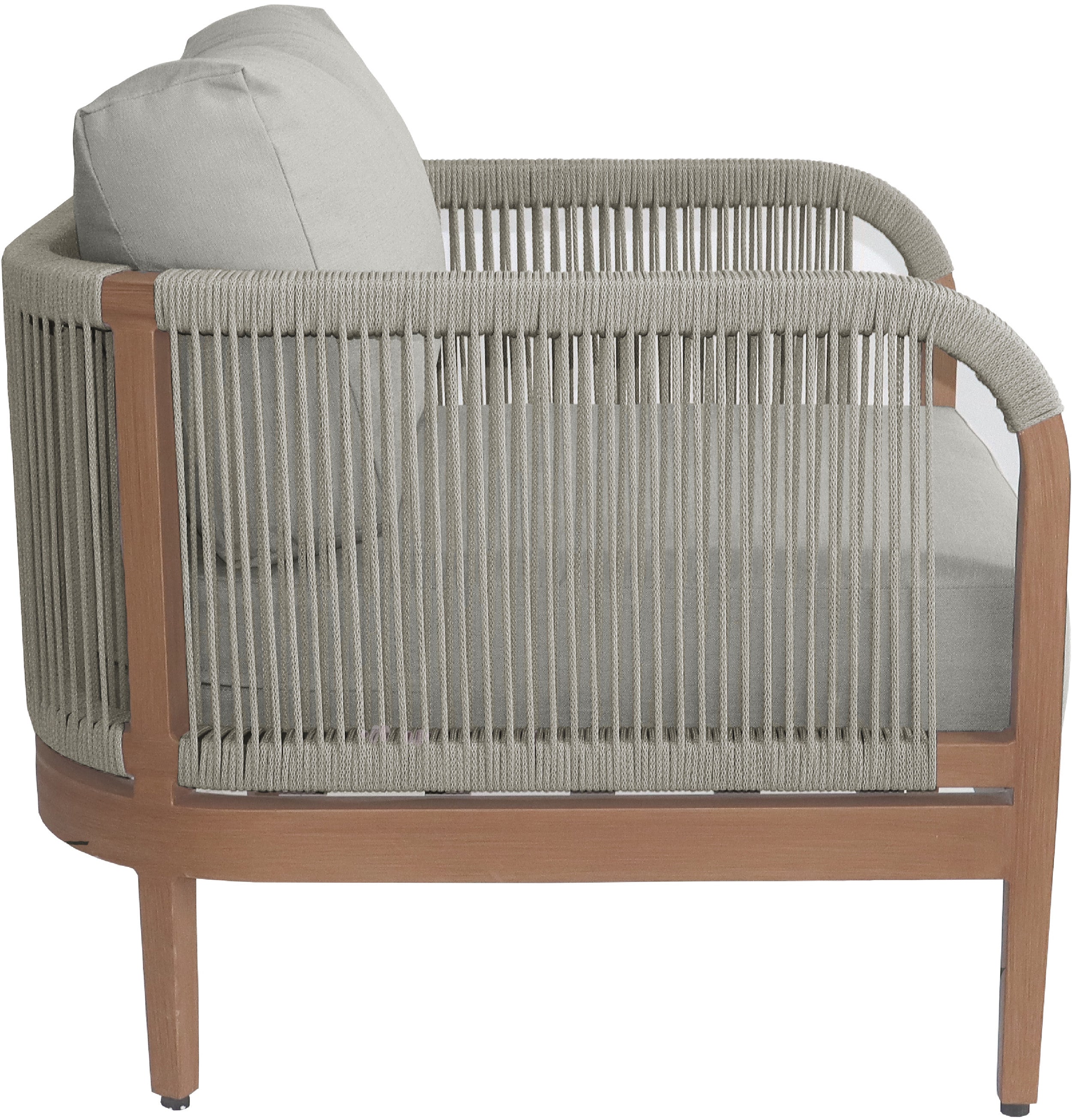 Maui Water Resistant Fabric Upholstered Outdoor Patio Chair