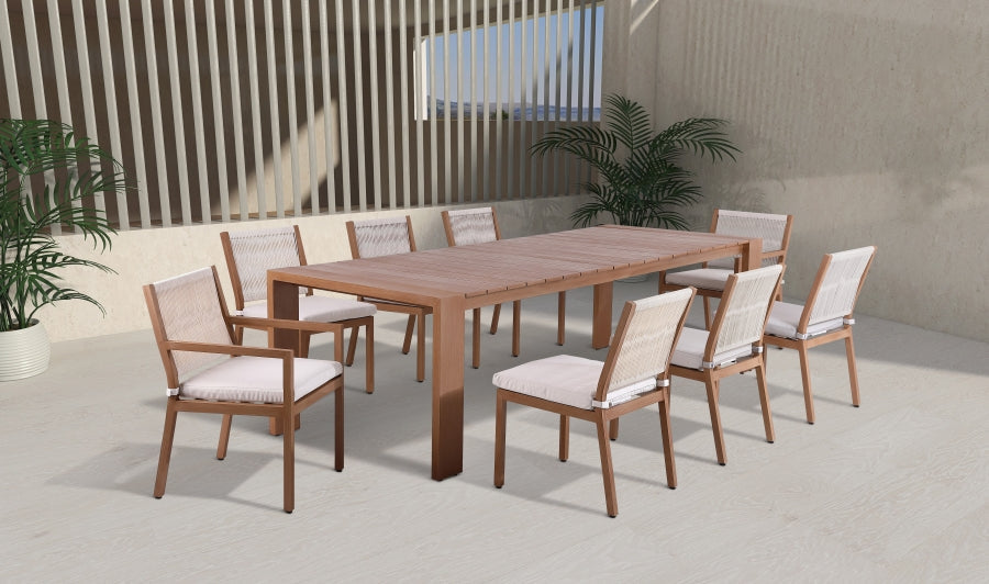 Maui 108" Aluminum Outdoor Patio Dining Table