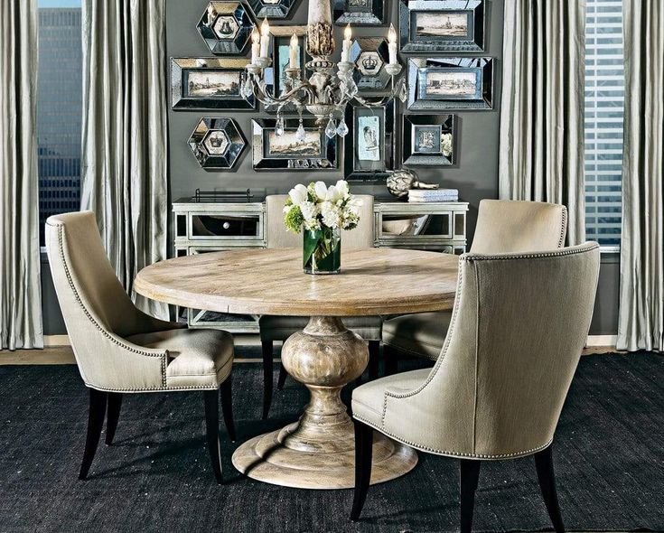 Magnolia Solid Wood Dining Table - Reproduction
