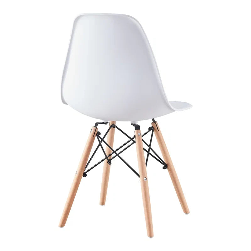 Eames Eiffel Molded Plastic Chair (Natural Base)