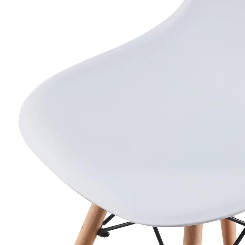 Eames Eiffel Molded Plastic Chair (Natural Base)