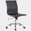 Eames Aluminum Group Management Armless Chair - Low Back