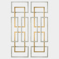 Aerin Metal Wall Panels, S/2