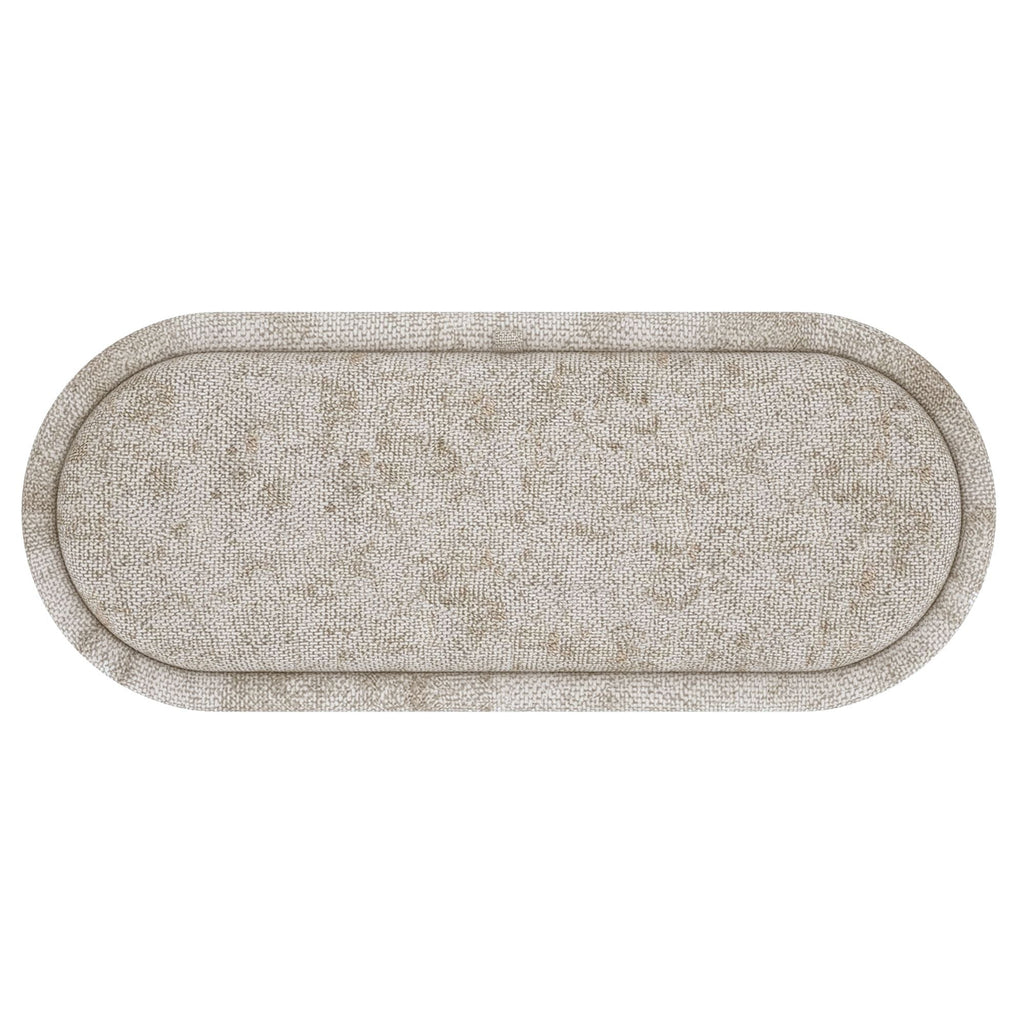 Sezron Storage Ottoman Bench in Beige