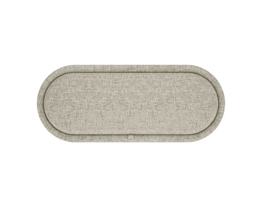 Sezron Storage Ottoman Bench in Warm Grey