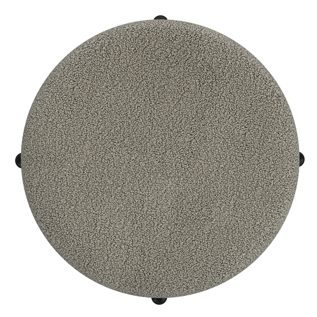 Castor Storage Ottoman in Warm Grey Boucle
