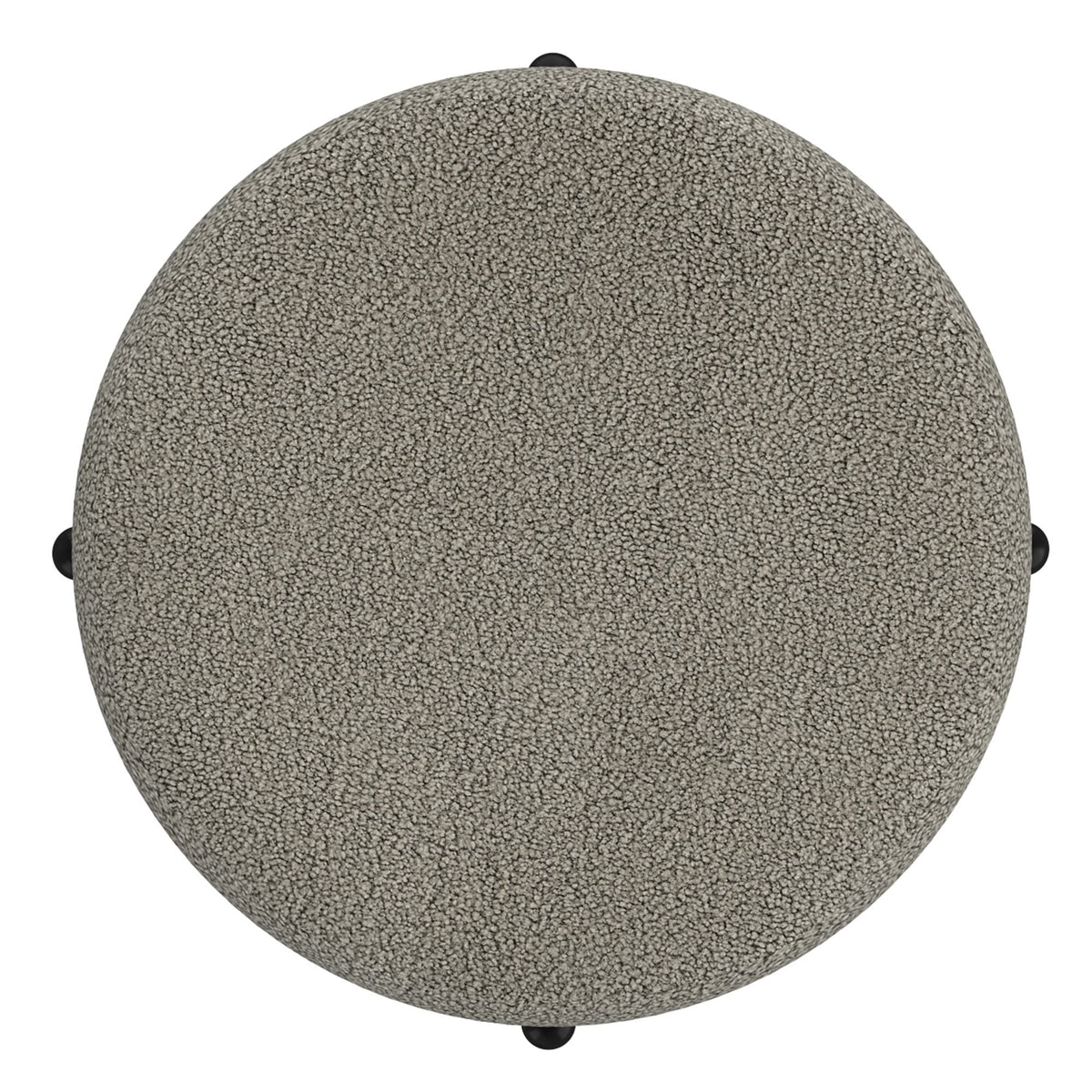 Castor Storage Ottoman in Warm Grey Boucle