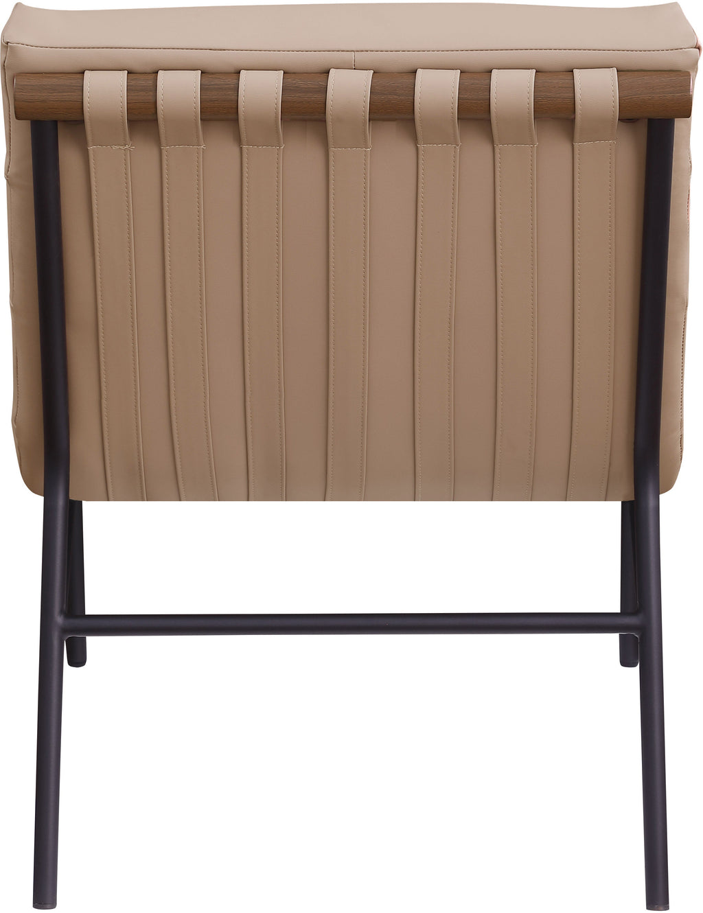 Burke Vegan Leather Upholstered Accent Chair