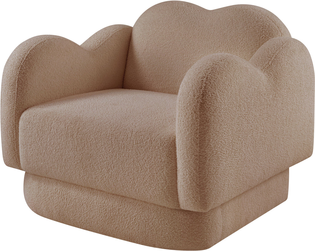 Bloom Teddy Fabric Upholstered Accent Chair