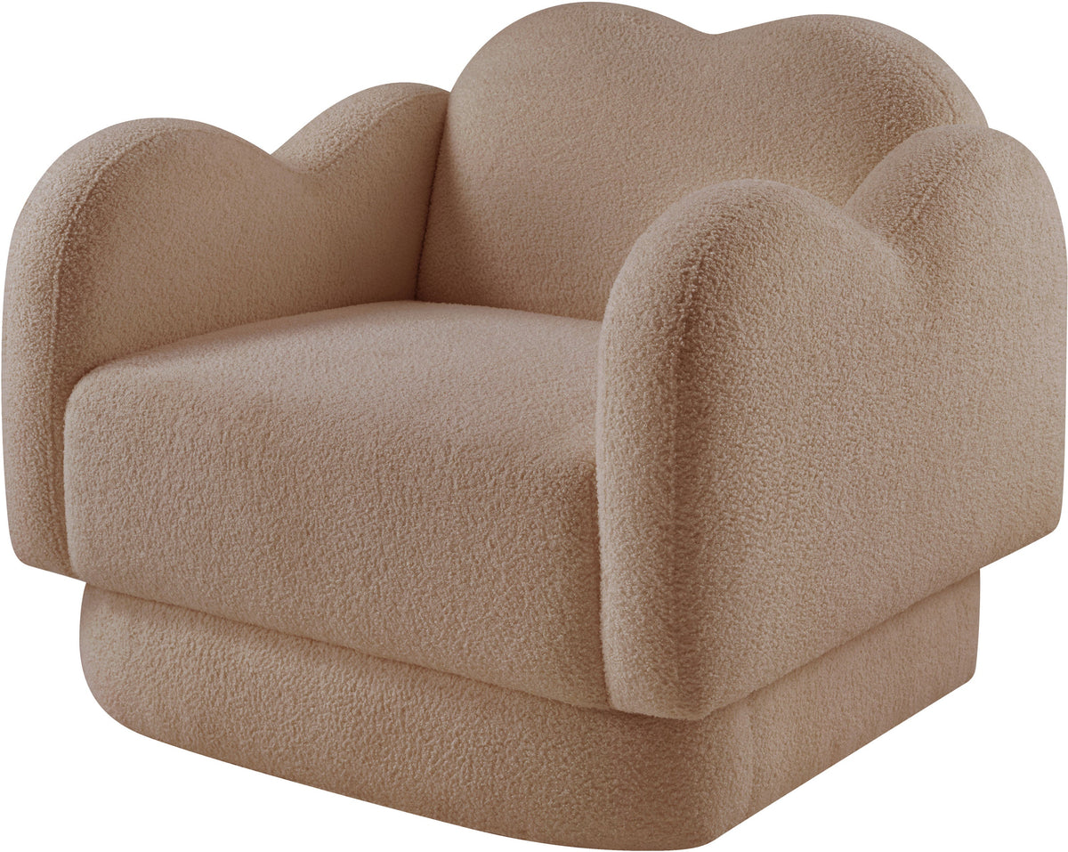 Bloom Teddy Fabric Upholstered Accent Chair