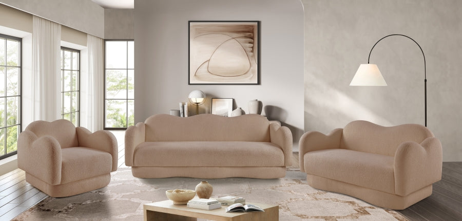 Bloom Teddy Fabric Upholstered Accent Chair