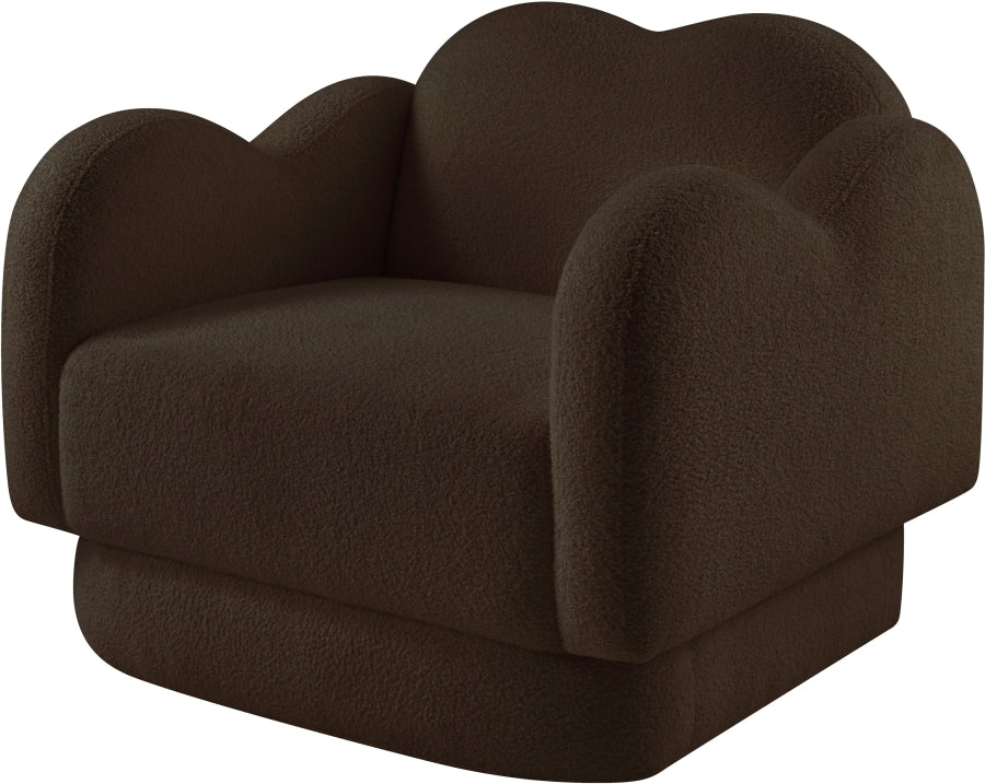 Bloom Teddy Fabric Upholstered Accent Chair