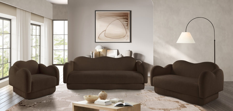 Bloom Teddy Fabric Upholstered Accent Chair