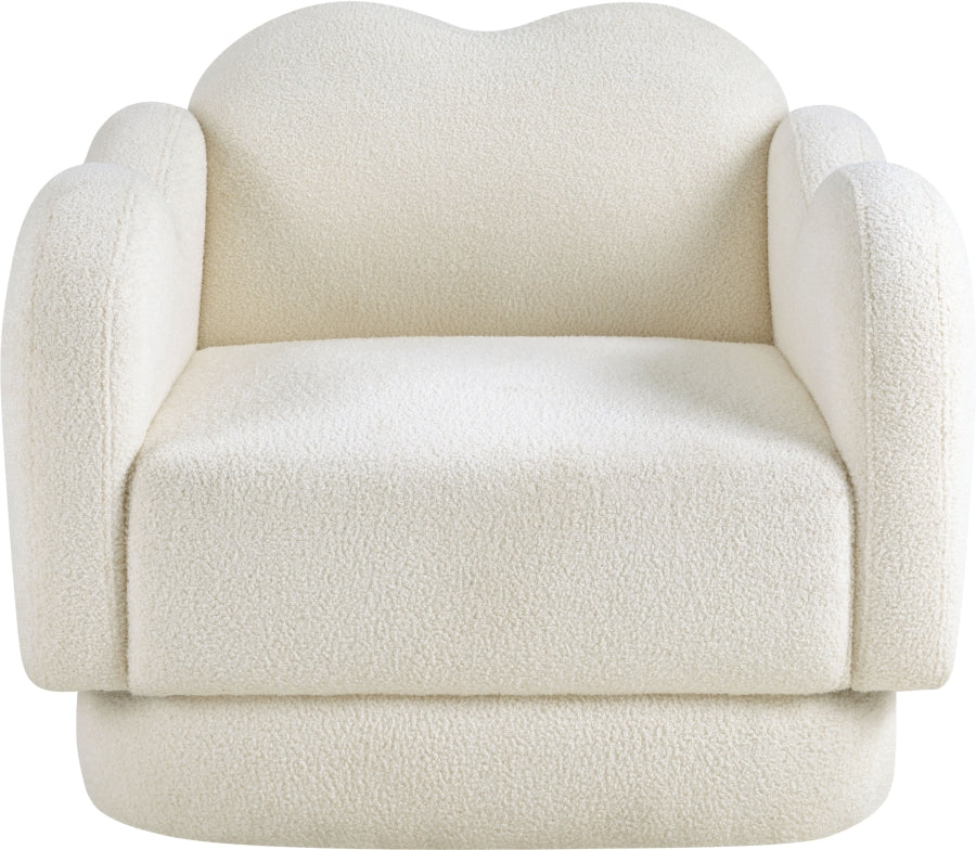 Bloom Teddy Fabric Upholstered Accent Chair