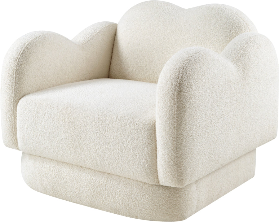 Bloom Teddy Fabric Upholstered Accent Chair