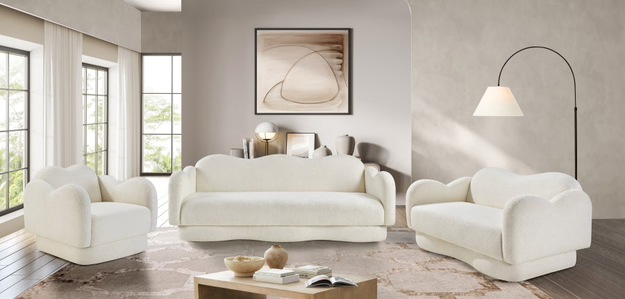 Bloom Teddy Fabric Upholstered Accent Chair