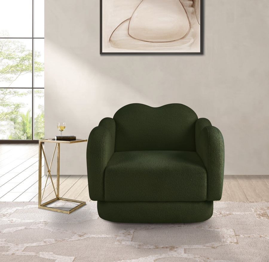 Bloom Teddy Fabric Upholstered Accent Chair