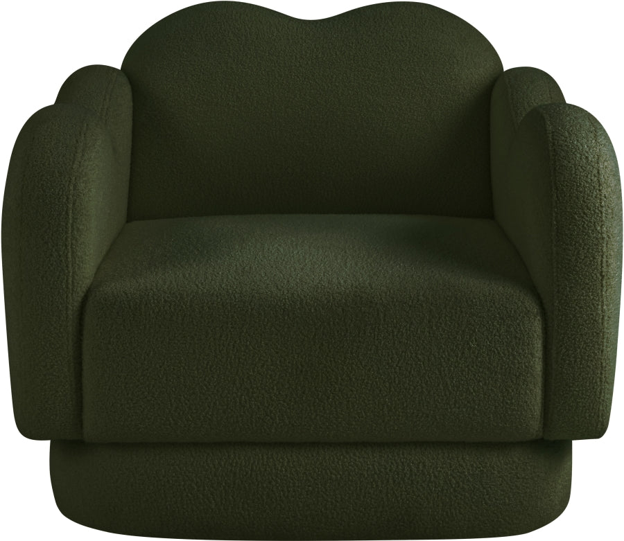 Bloom Teddy Fabric Upholstered Accent Chair