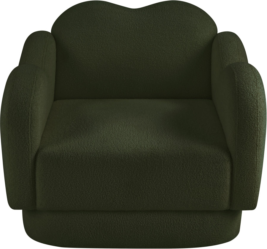 Bloom Teddy Fabric Upholstered Accent Chair