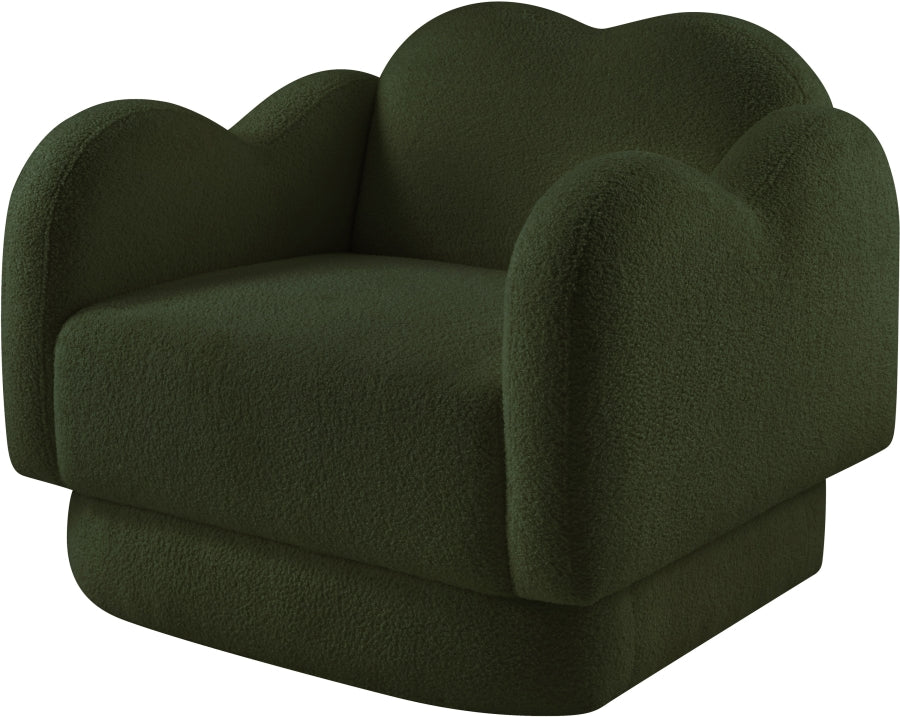 Bloom Teddy Fabric Upholstered Accent Chair
