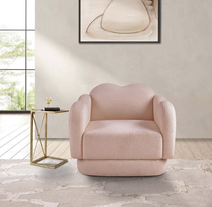 Bloom Teddy Fabric Upholstered Accent Chair