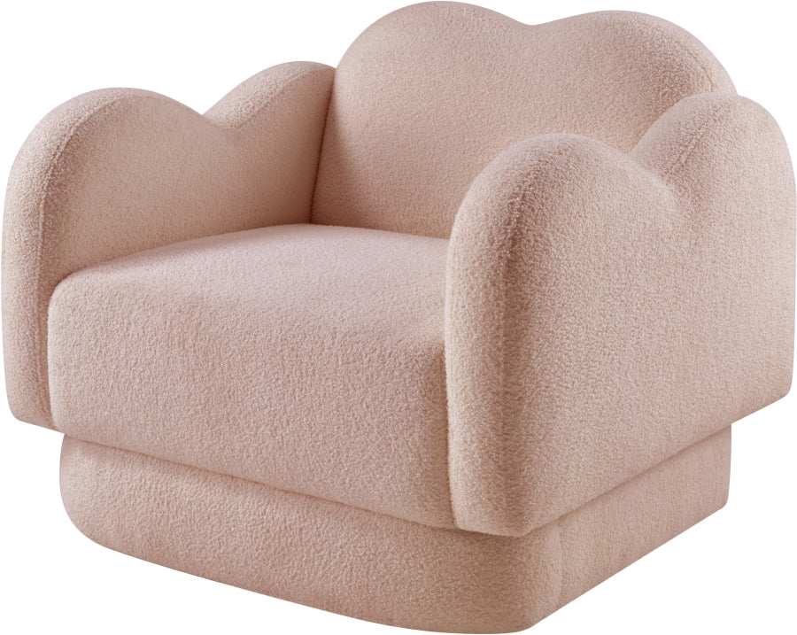 Bloom Teddy Fabric Upholstered Accent Chair