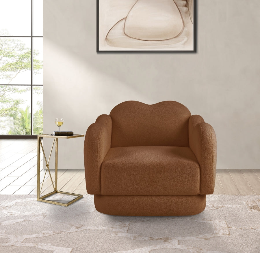 Bloom Teddy Fabric Upholstered Accent Chair
