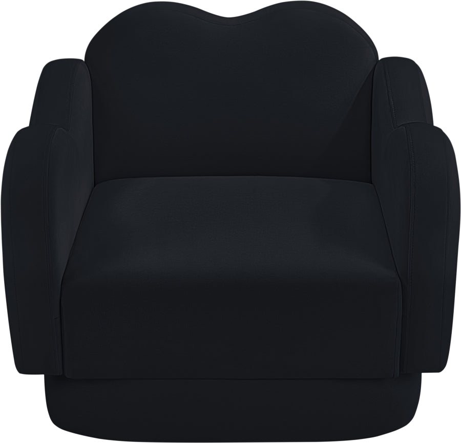Bloom Velvet Upholstered Accent Chair