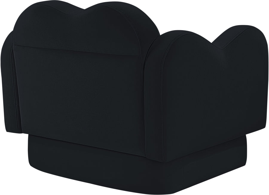 Bloom Velvet Upholstered Accent Chair
