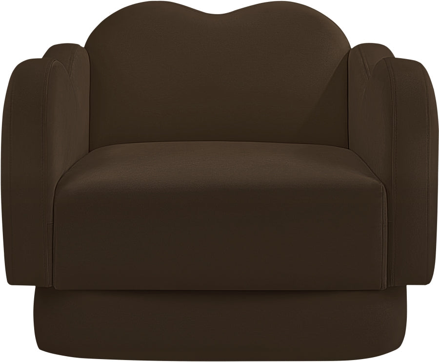 Bloom Velvet Upholstered Accent Chair