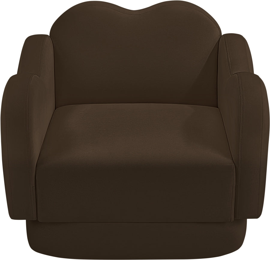 Bloom Velvet Upholstered Accent Chair