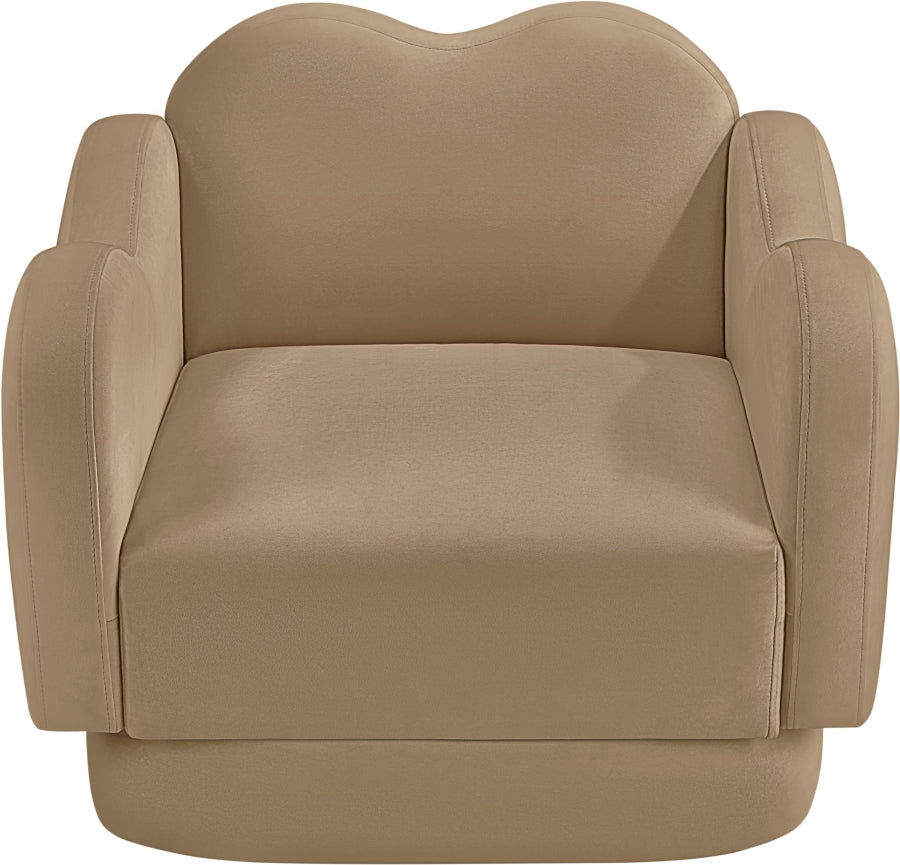 Bloom Velvet Upholstered Accent Chair