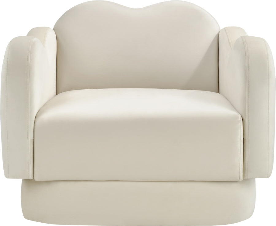 Bloom Velvet Upholstered Accent Chair