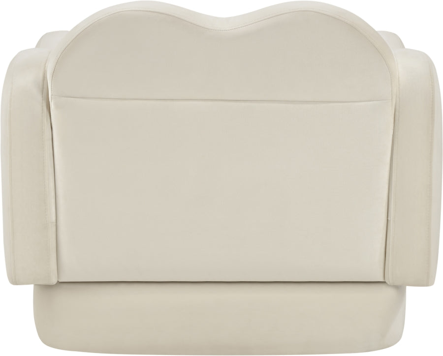 Bloom Velvet Upholstered Accent Chair