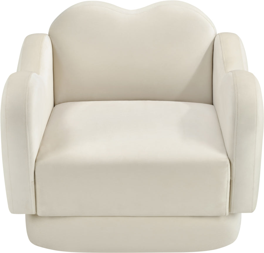 Bloom Velvet Upholstered Accent Chair