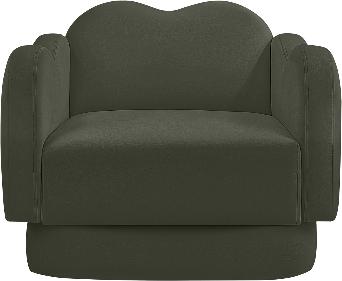 Bloom Velvet Upholstered Accent Chair