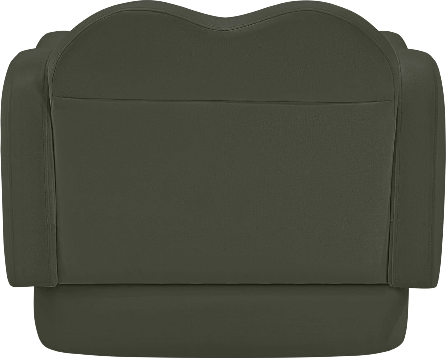 Bloom Velvet Upholstered Accent Chair