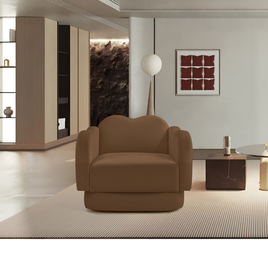 Bloom Velvet Upholstered Accent Chair