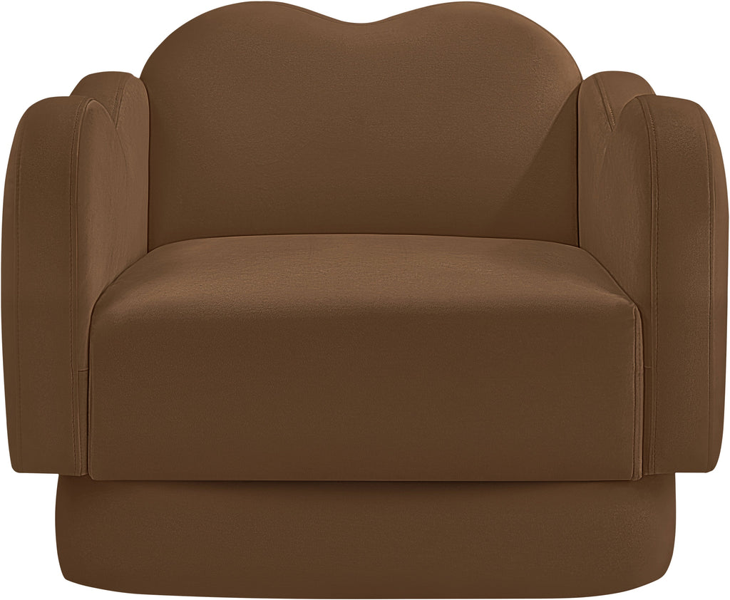 Bloom Velvet Upholstered Accent Chair
