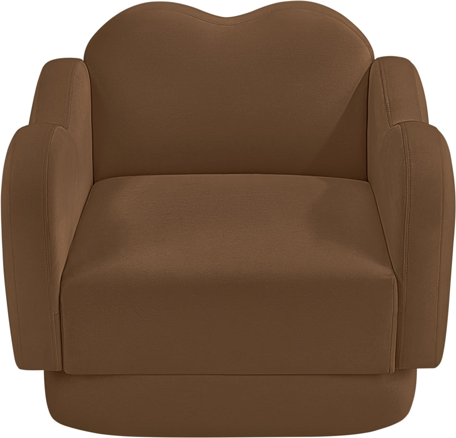 Bloom Velvet Upholstered Accent Chair
