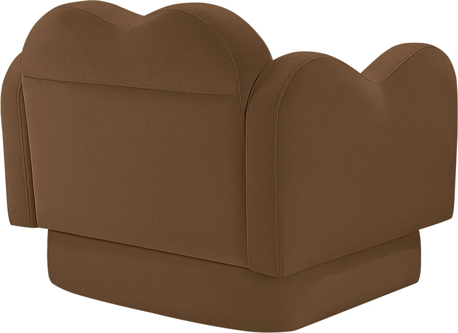Bloom Velvet Upholstered Accent Chair