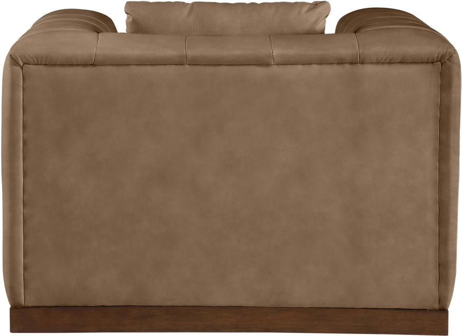 Mallina Vegan Leather Upholstered Accent Chair