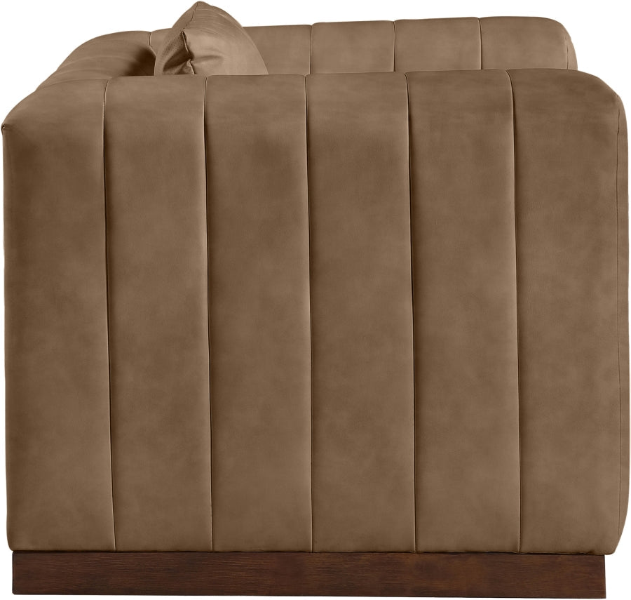 Mallina Vegan Leather Upholstered Accent Chair