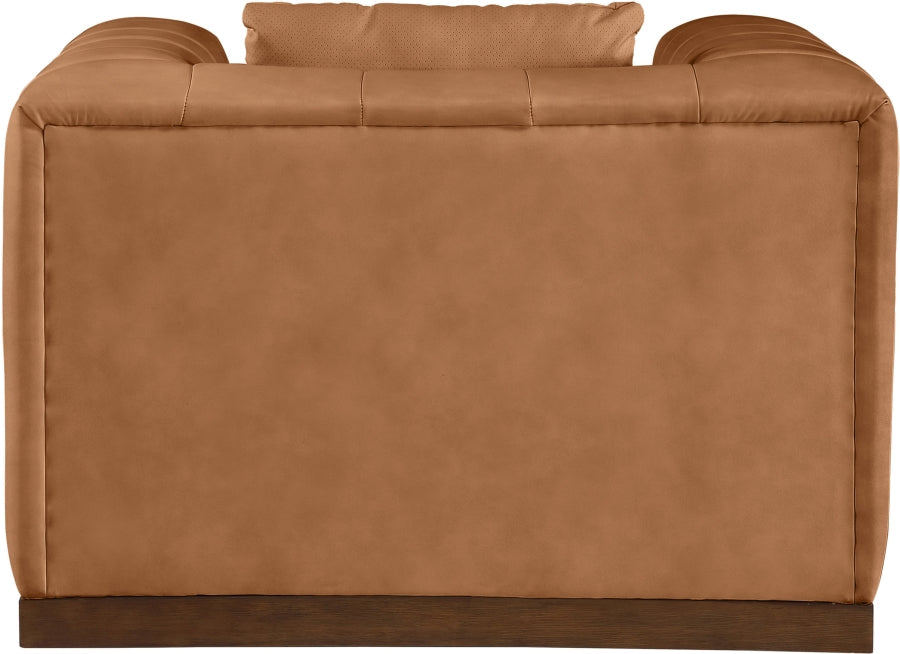 Mallina Vegan Leather Upholstered Accent Chair